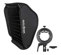 Godox SGGV6060 - Kit de caja de luz plegable con soporte de flash S2, 60 x 60 cm, caja blanda con rejilla con soporte Bowens para Godox AD400PRO AD200PRO AD200PRO AD200 V1 V1Pro V100 V860III TT685II