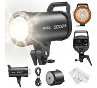 Godox SK300III-V Flash de Estudio 300Ws, GN58 5600K Monoluz Profesional con Lámpara de Modelado LED 10W, Sistema X 2.4G Inalámbrico, Montura Bowens para Fotografía de Producto y Retrato, SK300III V