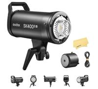 GODOX SK400III-V SK400IIIV Flash Estroboscópico Estudio 400W,GN65,Tiempo Reciclaje 0,1-1,5s,Sistema X 2,4G,Rango Potencia 1/32-1/1,Montura Bowens con Lámpara Modelado LED 10W(Actualización SK400II-V)