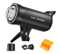 GODOX SK400IIV Flash de Estudio LED 400 W con Montura Bowens, Sistema Inalámbrico 2.4G X GN65 5600±200K Lámpara de Modelado LED Luz de Vídeo SK400II-V Kit, GODOX SK400II V para Fotografía de Estudio