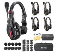 GODOX SKYTALK Air 5S Full-Duplex 2,4GHz Sistema Interfono Cuffie Wireless