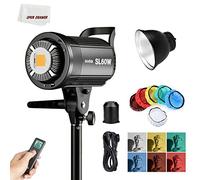 Godox SL-60W 60W CRI>95 TICI >90 5600 ± 300K LED Continuous Light for Bowens Mount with Reflective Standard Soft Light Cloth for Children's Photography and Video Grabación