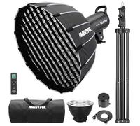 Godox SL-60W CRI 95+ LED Luz de Video SL60W Blanco 5600K Versión 60WS Bowens Mount con AMBITFUL P60 Instalación Rápida Caja Suave, Bolsa de Transporte, Soporte de Luz