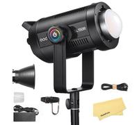 GODOX SL150R Luz de Video LED RGB,Lámpara de Luz Continua LED Inalámbrica de 2.4G,165W Montura Bowens, CCT de 2500K-10000K,CRI 95+,TLCI 96+,14 Efectos FX,para Grabación de Video y Transmisión en Vivo