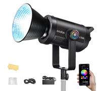 Godox SL150R RGB Luz de Vídeo LED 165W 2.4G Wireless,CCT 2500K-10000K CRI≥95 TLCI≥96 14 FX Efectos Montura Bowens Estudio Flash para Fotografía,Retratos,Iluminación