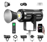 GODOX SL200IIIBi Lampe LED monolight Bicolore 160 W/210 W/330 W 2800-6500 K 80 400 Lux pour Production de Studio et de cinéma TV (SL200IIIBi)