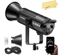 Godox SL300III Bi SL300III Bi - Luz LED de Video Bicolor,330W,2800-6500K,117000 Lux a 1m,CRI96+,TLCI97+,Montura Bowens,Luz Continua,8 Efectos FX,Brillo del 0-100% con Control por Aplicación,para Vlogs