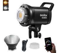Godox SL60IIBi Bicolor LED Luz de Vídeo, 2800K-6500K Dimmable LED Studio Light, CRI96+ TLCI97+, 25100 Lux, preestablecido 11 efectos FX, Bowens Mount LED Luce continua per la registrazione video