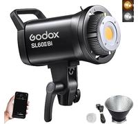 Godox SL60IIBi LED Two-Tone Studio Light, 75W 2800K-6500K LED Video Light, Control Bluetooth 11 Efectos FX CRI 96+ LED Light con Montura Bowens para Grabación de Video, Bodas