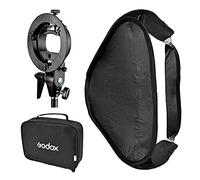 Godox Softbox con soporte de tipo S Bowens S soporte plegable Mini tamaño 8080 cm suave caja Kit para Flash cámara estudio de fotografía