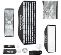 Godox Softbox GODOX - Caja de luz para paraguas de liberación rápida de 30 x 90 cm, montaje Bowens con difusores frontales e interiores extraíbles para fotografía, transmisión en vivo y viajes (UL-BOX