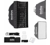 GODOX Softbox Godox EazyFlow Rect - Softbox rectangular de 30 x 45 cm, modificador portátil de plegado rápido con rejilla, soporte Bowens de metal completo para flash de estudio y luz de video LED