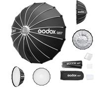 Godox Softbox Godox S85T - Caja de luz de liberación rápida de 85 cm, montaje Bowens con difusores frontales e interiores extraíbles para fotografía, transmisión en vivo y viajes