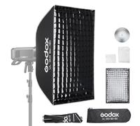 Godox Softbox rectangular de 60 cm x 90 cm con difusor de rejilla, montaje rápido Bowens, caja de luz compacta para fotografía, disparo de luz continua, flash estroboscópico