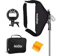 Godox Softbox Soft Box - Softbox - Softbox de 32 x 32 pulgadas con soporte Speedlite tipo S, soporte Bowens plegable para Godox AD200Pro AD200 V860II TT685II TT600 TT350