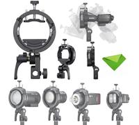 Godox Soporte de flash S3 Speedlite, soporte de montaje Bowens, | Para Godox V1 V1Pro V100, AD200Pro II, AD100Pro II, AD300Pro II, V860II V860III TT685II TT350 Flash, agujero para paraguas