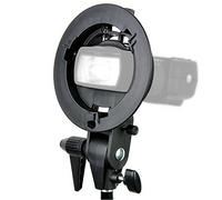 Godox Soporte Tipo S Bowens para Speedlite Flash Snoot Softbox Beauty Dish Reflector Umbrella