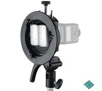 Godox Soporte tipo S S2 Bowens para Godox V1 V860II TT350 AD400Pro AD200Pro Series Speedlite Flash con reflector Snoot Softbox Reflector Beauty Dish