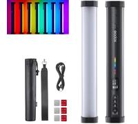 Godox TL30 Barra de luz LED RGB de Dos Colores, 2700K-6500K, CRI 97+ y TLCI 99, lámpara con Modo RGB/CCT/HSI/FX, Efecto de Escena de 13 Luces con batería de Litio integrada para Disparar