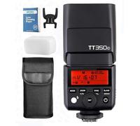 Godox TT350C Mini Flash 2.4G TTL HSS 1/8000S GN36 Inalambrico Cámara Flash para Canon 5D Mark III 80D 7D 760D 60D 600D 30D 100D 1100D Cámaras(TT350C)