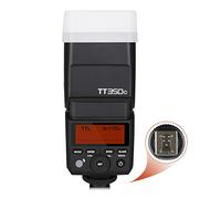 Godox TT350C TTL Mini Flash para Canon cámara, Flash electrónico 2.4G HSS 1 / 8000s TTL GN36 para cámaras Digitales sin Espejo Canon
