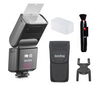 Godox TT350II S Flash TTL para Sony, GN36, Pantalla Color Cabezal Giratorio | Cabezal Orientable Para Flash De Rebote, Luz De Modelado LED Y Sistema Godox X De 2,4 GHz Para Tus Retratos Y Eventos