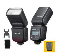 GODOX TT520 III - Flash de cámara universal Speedlite, con disparador inalámbrico GN33 433 MHz, receptor inalámbrico, modos S1/S2, 8 niveles de potencia, compatible con cámaras Canon, Nikon, Pentax