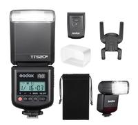 GODOX TT520III Flash de La Cámara Camera Flash con Difusor Speedlite 8 Niveles de Potencia 400 Flashes a Plena Potencia con Lanzador RT-16 para Camara Canon Sony Nikon Fuji Olympus