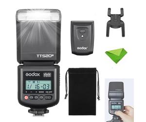 Godox TT520III Flash para cámara, tiempo de recarga de 1,8 s, flash de máxima potencia de 400 lúmenes, receptor y transmisor RT integrados para Canon, Nikon, Panasonic, Olympus, Pentax, etc.(sin TTL).