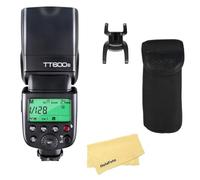 Godox TT600S Flash Inalámbrico 2.4G GN60 Master/Slave para Cámara con Disparador Integrado,Tiempo de Recarga de 0.1-2.6s,Temperatura de Color de 5600 k±200k,Panel LCD,Compatible con Cámaras Sony