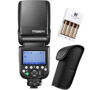 Godox TT685S TTL 2.4 GHz GN60 luz flash de alta velocidad sincronización 1/8000s con baterías recargables FB 4AA y cargador compatible con cámaras Sony DSLR Series