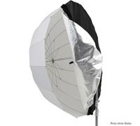 Godox UB-130W Pantalla parabólica negra / blanca + difusor transparente de 130cm