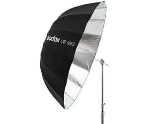 Godox UB-165S - Parabólica reflectora de estudio plateada 165 cm