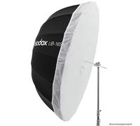 Godox UB-165W - Paraguas parabÃ³lico de 165 cm + difusor Negro+Blanco