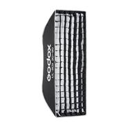 Godox UL-BOX-30*90 Softbox rectangular, 30x90cm softbox Interruptor rápido con rejilla,Softbox plegable con montaje Bowens para luz de vídeo de estudio SL60W SL100D SL100Bi MS200-V MS300-V DP400III-V