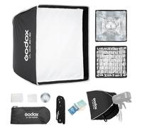 Godox UL-BOX-40 Rectangular Softbox 40x40cm Rápido Interruptor Softbox | Bowens Mount para MS200-V MS300-V SK400II-V DP400III-V DP600III-V SL60W SL60IID SL60IIBi SL100D SL100Bi y Otro Estudio Flash
