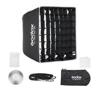 Godox UL-Box 40x40 cm / 16x16 Pulgadas Softbox Cuadrada, Montura Bowens | con Difusor y Rejilla, Instalación Rápida - para Fotografía de Retratos y Producto