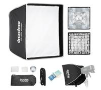 Godox UL-BOX-60 Rectangular Softbox 60x60cm Rápido Interruptor Softbox | Bowens Mount para MS200-V MS300-V SK400II-V DP400III-V DP600III-V SL60W SL60IID SL60IIBi SL100D SL100Bi y Otro Estudio Flash