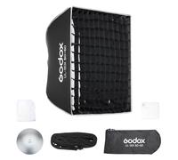 Godox UL-Box 60x60 cm / 24x24 Pulgadas Softbox Cuadrada, Montura Bowens | con Difusor y Rejilla, Instalación Rápida - para Fotografía de Retratos y Producto