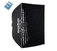 Godox UL-BOX-90 90x90cm softbox Interruptor rápido con Rejilla,Softbox Plegable con Montaje Bowens para luz de vídeo de Estudio SL100D SL100Bi MS200-V MS300-V DP400III-V