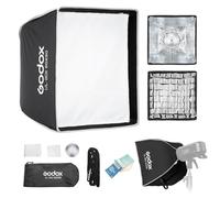 Godox UL-BOX-90 Rectangular Softbox 90x90cm Rápido Interruptor Softbox | Bowens Mount para MS200-V MS300-V SK400II-V DP400III-V DP600III-V SL60W SL60IID SL60IIBi SL100D SL100Bi y Otro Estudio Flash