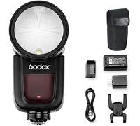 Godox V1-C Cámara de Cabeza Redonda Flash Speedlite, 2.4G X Wireless HSS 76Ws Speedlight Flash para Canon 6D 7D 50D 60D 500D 550D 600D 650D 1000D 1100D 1DX 580EX II 5D Mark II III
