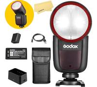 Godox V1-C Camera Flash for Canon Camera Flash Speedlite Speedlight,76Ws 2.4G TTL1/8000 HSS,480 Full Power Shots,1.5s Recycle Time,2600mAh Li-Ion Battery,10 Levels LED Modeling Lamp