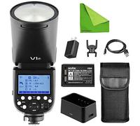 Godox V1-F V1 Li-on TTL Flash Redondo en cámara Speedlight Compatible con Fujifilm Fuji