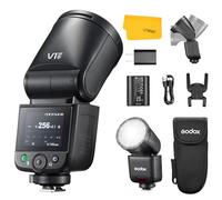GODOX V1 Mid S V1mid S Flash Compatible con Sony, 55 WS 2.4G TTL Cabeza Redonda, HSS 1/8000 s con Batería de 2200mAh, 650 Disparos a Máxima Potencia, Tiempo de Reciclaje de 1,7 s