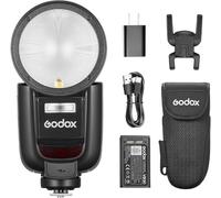 Godox V1 Pro N V1 Pro Cámara Flash Speedlite 2.4G Inalámbrico + 1/8000s HSS + Tiempo de Reciclaje de 1.3s + Modo de Flash M/TTL + Speedlite Secundario Extraíble