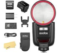 Godox V1 Pro S V1Pro S Flash con X3-S Disparador de Flash para Sony,76W 2.4G TTL 1/8000 HSS,500 Destellos a Máxima Potencia,Tiempo Recarga 1.3s,Batería Iones Litio 2980mAh,Lámpara de Modelado LED