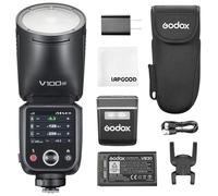 Godox V100-N 100W TTL Flash de Camara para Nikon Cabeza Redonda Flash