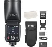 Godox V100S Pantalla táctil cámara Flash Speedlite para Sony, Flash Desmontable Sub, USB-C batería de Carga,2.4G X HSS inalámbrico TTL Flash para Sony a7IV a7III a7RV a7RIV a7c a9III a6500 a6400