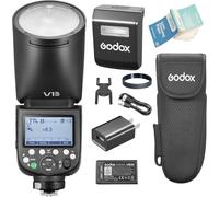 Godox V1PRO-O TTL Li-Ion Redonda Cabeza Flash Innovadora Externa Flash SU-1 LED Estilo 76Ws HSS 1/8000s Construir-En Batería de Litio para Olympus Cámaras